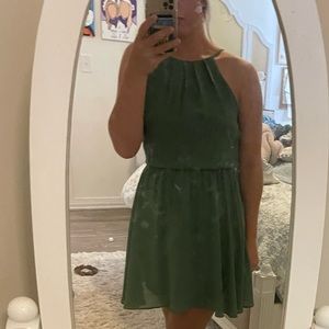 Simple green dress